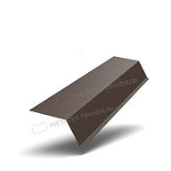 Планка капельник 79х55х2000 (VALORI-20-DarkBrown-0.5)